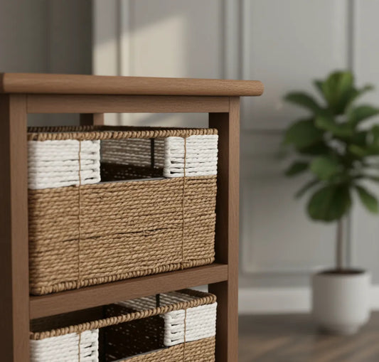 Cajonera Pukhet 4 cajones Nogal