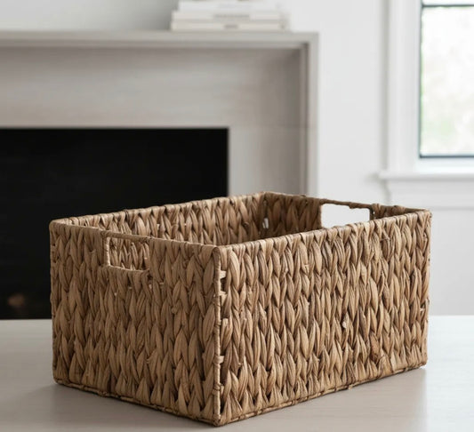 Cajones rectagularesde Almacenamiento Tejidos en Seagrass (yute)