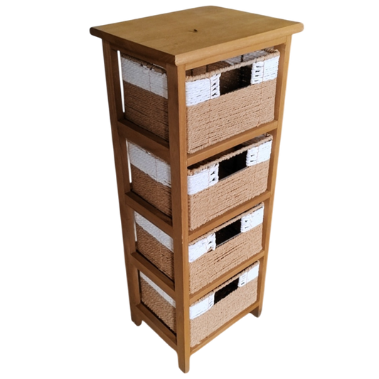 Cajonera Pukhet 4 cajones canela