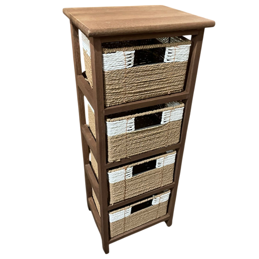 Cajonera Pukhet 4 cajones Nogal