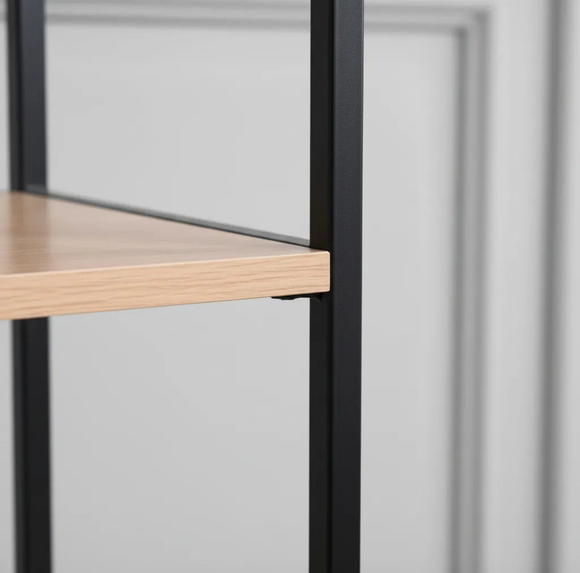 Estanteria hierro y madera