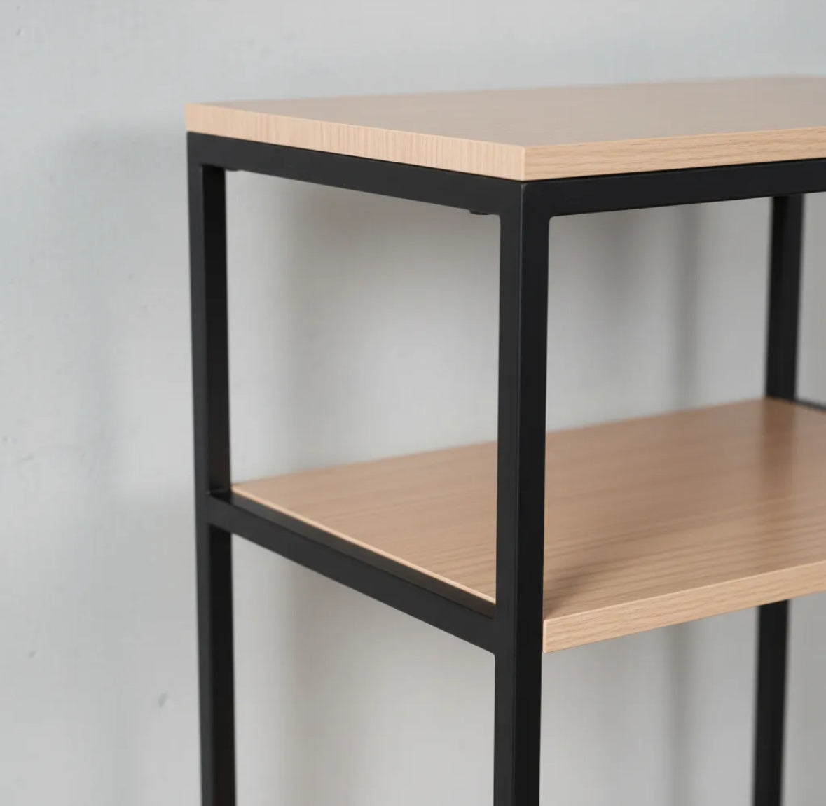 Estanteria hierro y madera