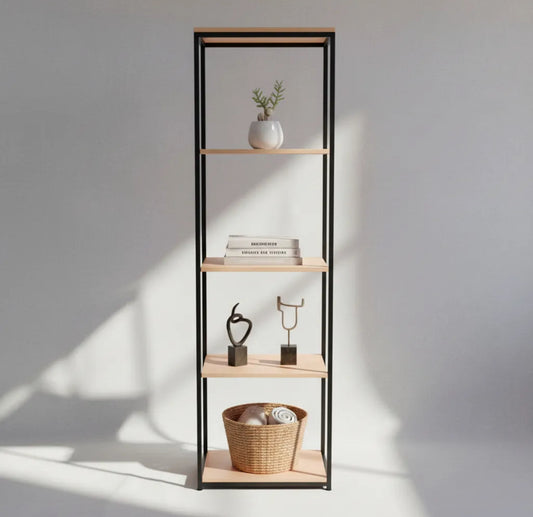 Estanteria hierro y madera