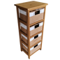 Cajonera Pukhet 4 cajones canela